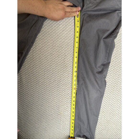 Levi's 511 Slim Tapered PANTS - Gray Khaki - Mens Tag  27X27 Measures 27x28 - Picture 4 of 15